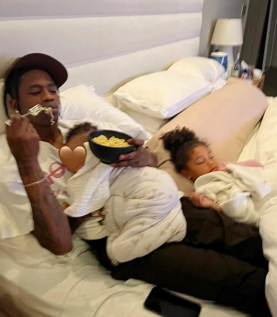 Kylie Jenner shares a photo of her baby boy with Travis Scott as they celebrate Father’s Day