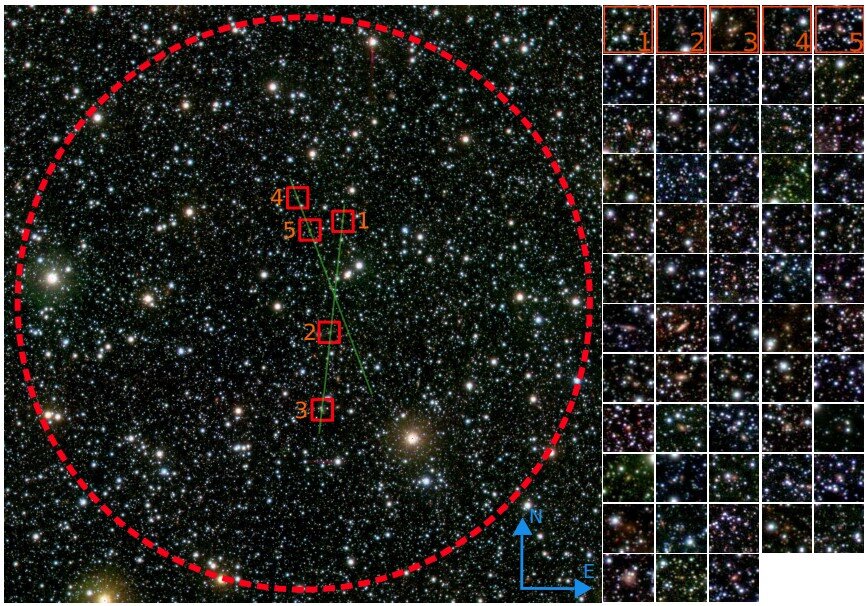 Außerhalb der Galaxie wurde eine riesige Struktur gefunden, die sich hinter der Milchstraße versteckt